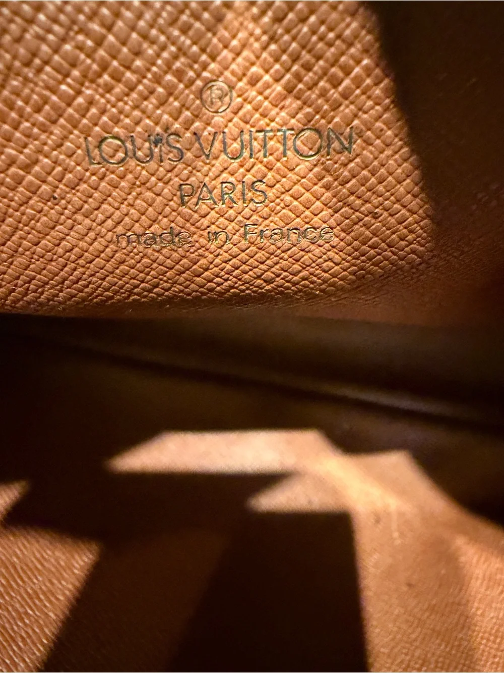 Louis Vuitton Monogram Crossbody Bag in Brown and Tan
